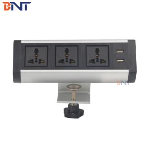 Desktop socket with dual usb charger BTS-302