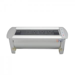 Computer desk flush mounted media socket EK6223US