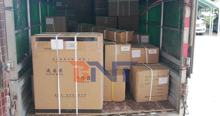 2020-10-24  Shipment of 500 sets projector mount and 600 sets desktop socket to Thailand