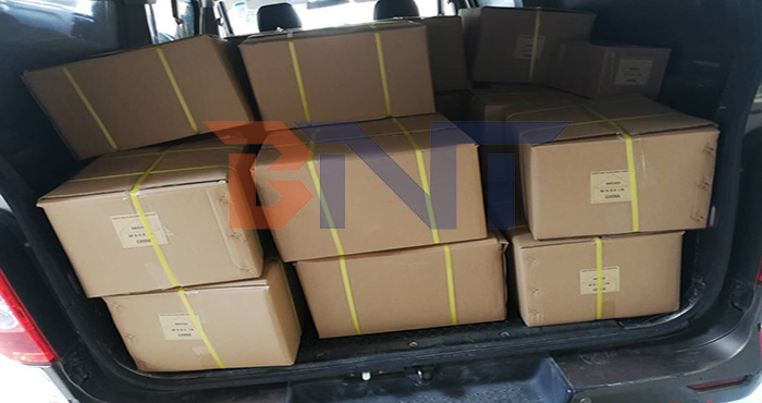 2020-08-26 Guangzhou Boente Technology Co Ltd shipped 400 sets sockets and 400 sets conference system microphones to Saudi Arabia