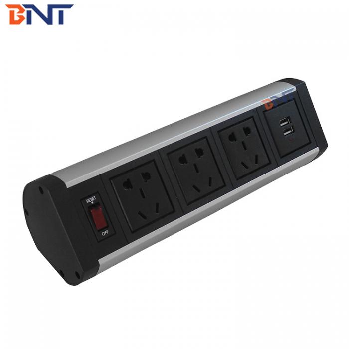 Movable desk edge mounted socket BTS-303