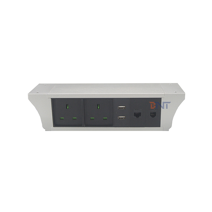 UK power mounted under office desk socket TUS108