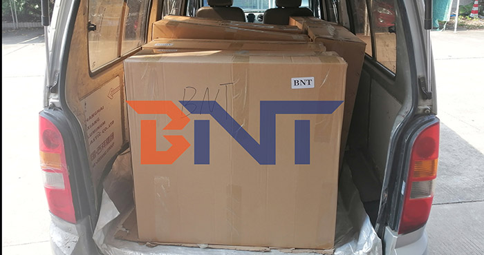 2020-9-1 Guangzhou Boente Shipped 20 sets Desk Motorized Raising Monitor Lift BBL-24 to Southeast Asia