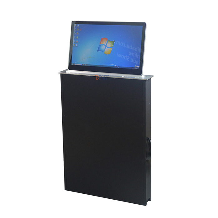 LCD monitor lift system with name card screen AML-18.5N