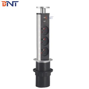 Aluminum alloy desk tower power socket BP101