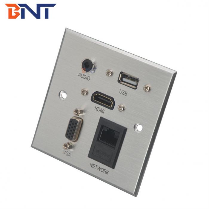 BNT wall mount USB face plate universal sockets for hotel office furniture