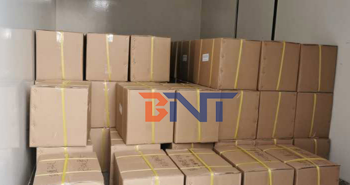 2020-09-21 Guangzhou Boente Technology Co Ltd. Ship 3500 sets table sockets to Europe by train