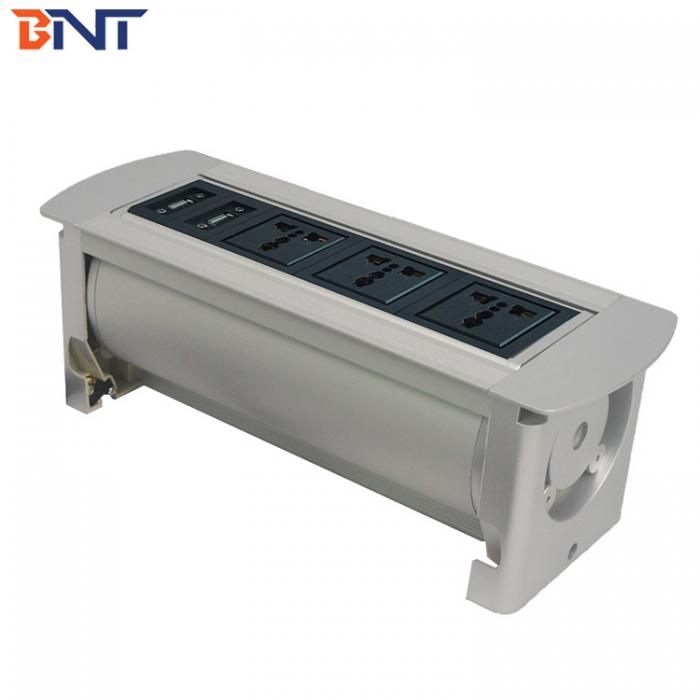 Multimedia table manual flip up socket MK6300